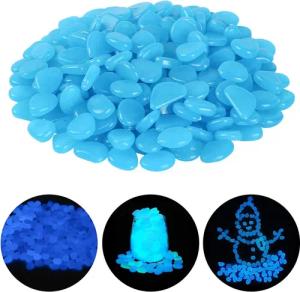 XDeer Dekosteine Leuchtsteine Kieselsteine Fluoreszierende Steine,Nachtleuchtende,