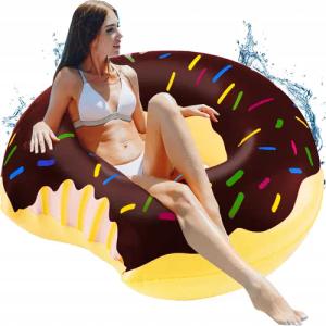 Festivalartikel Schwimmring Großes aufblasbares Donut-Schwimmring XXL