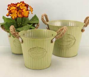 Online-Fuchs Blumentopf 3 runde Blumentöpfe aus