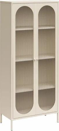 loft24 Vitrine Luna Standvitrine aus Metall