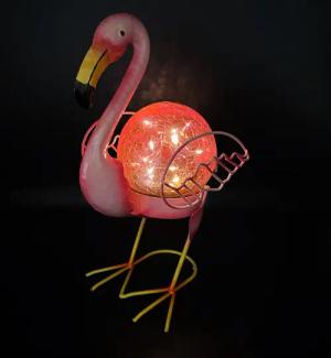 Online-Fuchs Gartenfigur Deko Flamingo oder Pfau