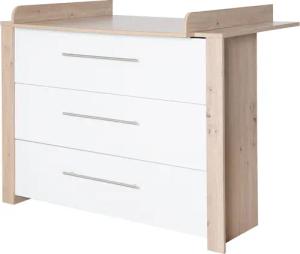 roba® Wickelkommode Malo, moderne Wickelkommode, weiß
