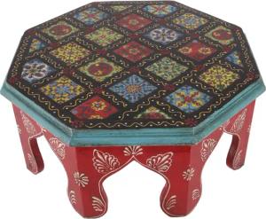 Guru-Shop Couchtisch Bemalter kleiner Tisch mit