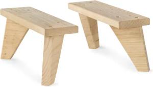 Astigarraga Kit Line Möbelfuß Vollholz-Regalbeine -