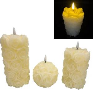 Online-Fuchs LED-Kerze 3 LED Kerzen im
