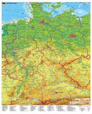 STIEFEL Poster Deutschland physisch UNESCO Welterbe