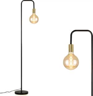 ZMH Stehlampe Schwarz Retro Industrial Lampe