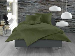 BETTWAESCHE-MIT-STIL Bettwäsche Mako Satin Damast Bettwäsche