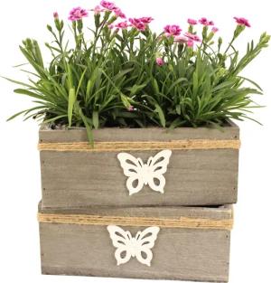 Online-Fuchs Blumentopf 2er Set Blumenschalen aus