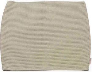 HOBEA-Germany Stillkissenbezug Baby Lagerungsbezug Waffelmuster taupe,