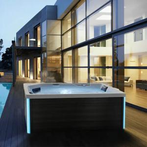 TroniTechnik Whirlpool Outdoor Spa GALERA weiß