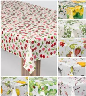laro Tischdecke laro Wachstuch-Tischdecke Wachstischdecke Gartentischdecke