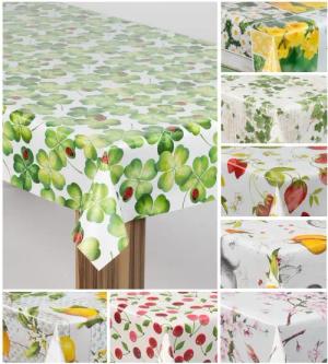 laro Tischdecke laro Wachstuch-Tischdecke Wachstischdecke Gartentischdecke