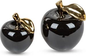 formano Dekoobjekt Apfel in schwarz-gold, aus