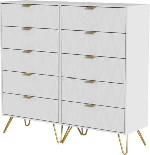 UEV Kommode mit 5 Schubladen, Highboard,
