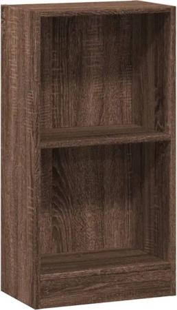 vidaXL Bücherregal Bücherregal Braun Eichen-Optik 40x24x76