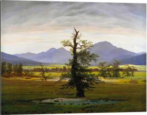 Posterlounge XXL-Wandbild Caspar David Friedrich, Einsamer