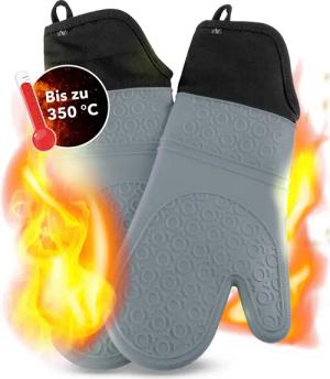 AVANA Topfhandschuhe Silikon Ofenhandschuhe Backhandschuhe Kochhandschuhe,