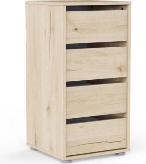 habeig Schubkastenkommode Kommode BLANK weiß Flurschrank