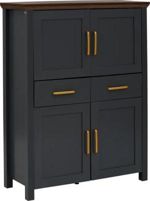 loft24 Highboard Marly, Hochkommode mit 2