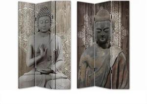 HTI-Line Paravent Paravent Buddha 3 (Stück,