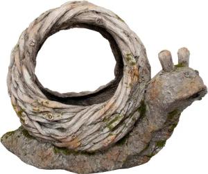 HTI-Line Tierfigur Pflanzgefäß Borke Schnecke (1