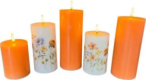 Online-Fuchs LED-Kerze 5er Set LED-Kerzen aus