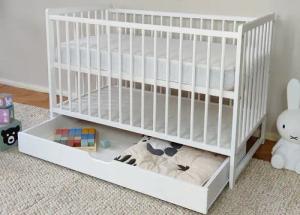 Kids Collective Babybett Gitterbett mit Schublade