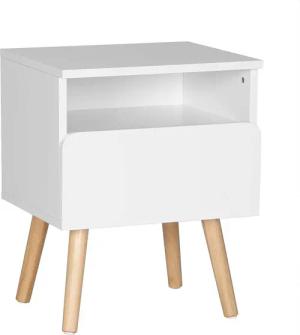Woltu Nachttisch (1-St), Nachttisch mit Schublade