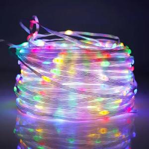 Rosnek LED-Lichterkette 20M-100M,Beleuchtung Lichterschlauch, Party Garten