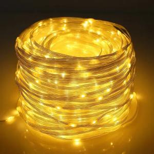 Rosnek LED-Lichterkette 20M-100M,Beleuchtung Lichterschlauch, Party Garten