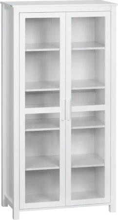 HOMCOM Hochschrank im Vintage-Design, 4 Regale,