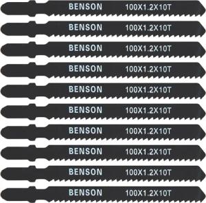BENSON Sägeblatt 10x Stichsägeblätter T-Schaft Sägeblatt