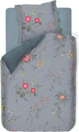 PiP Studio Bettwäsche Fleur Grandeur Blau,