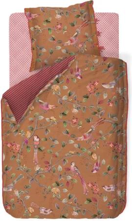 PiP Studio Bettwäsche Good Nightingale Braun,