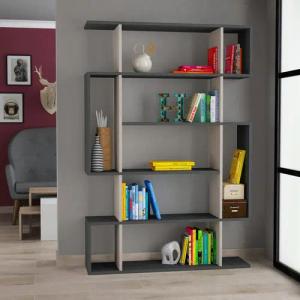 Decortie Bücherregal Mito, Modernes Bücherregal, Vitrine,