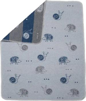 Babydecke Juwel 'Schnecke & Igel' 70