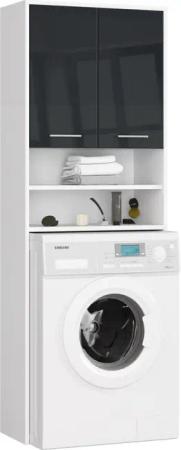 Home Collective Waschmaschinenumbauschrank Waschmaschinen-Badezimmerschrank, 64x180 cm,
