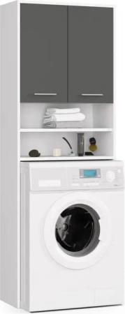 Home Collective Waschmaschinenumbauschrank Waschmaschinen-Badezimmerschrank, 64x180 cm,