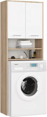 Home Collective Waschmaschinenumbauschrank Waschmaschinen-Badezimmerschrank, 64x180 cm,