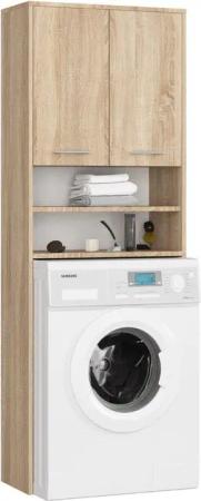 Home Collective Waschmaschinenumbauschrank Waschmaschinen-Badezimmerschrank, 64x180 cm,