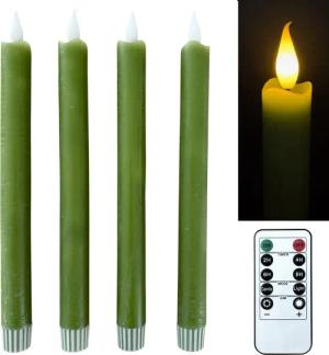 Online-Fuchs LED-Kerze 4 LED STABKERZEN im