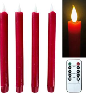 Online-Fuchs LED-Kerze 4 LED STABKERZEN im