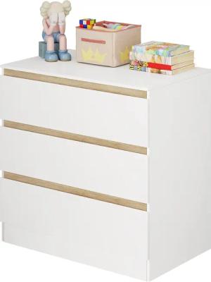 Woltu Wickelkommode, mit 3 Schubladen platzsparend