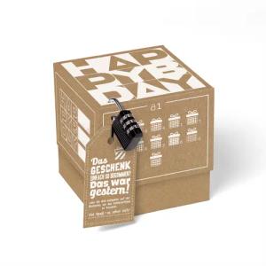 SURPRISA Geschenkbox Geschenke als Rätsel individuelle