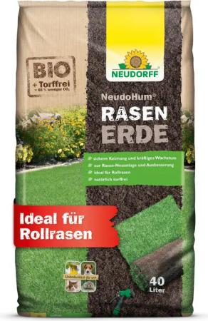 Neudorff Bio-Erde NeudoHum RasenErde 40 Liter,