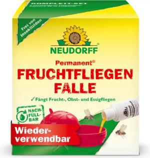 Neudorff Insektenfalle Permanent FruchtfliegenFalle inkl. 1