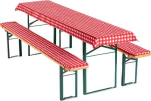 Gräfenstayn Bankauflage Biertischauflagen Sitzpolsterung Bierzeltgarnitur, 70x220cm