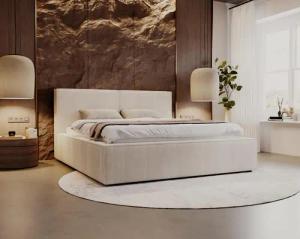 Compleo Polsterbett SANTO Metallrahmen, Bettkasten, ohne