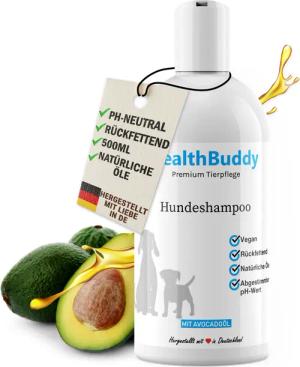 healthBuddy Tiershampoo Premium Hundeshampoo mit natürlichem